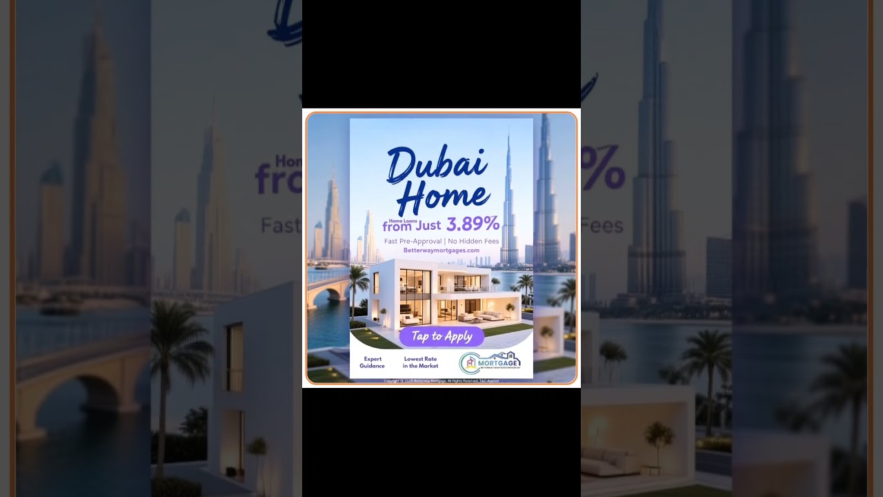 🏠 Dubai Home from Just 3.89% Mortgage Rate!