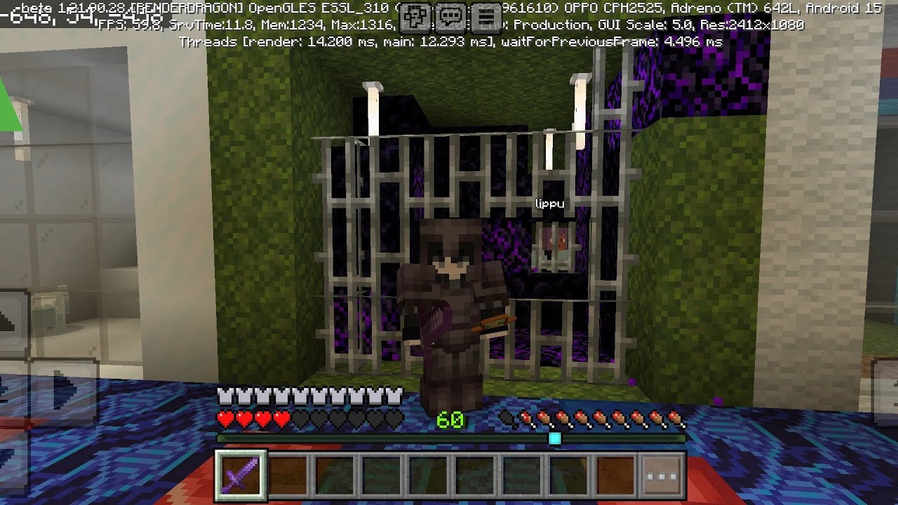 King 👑 Vs Me pvp fight to escape my friend in demon SMP 😈