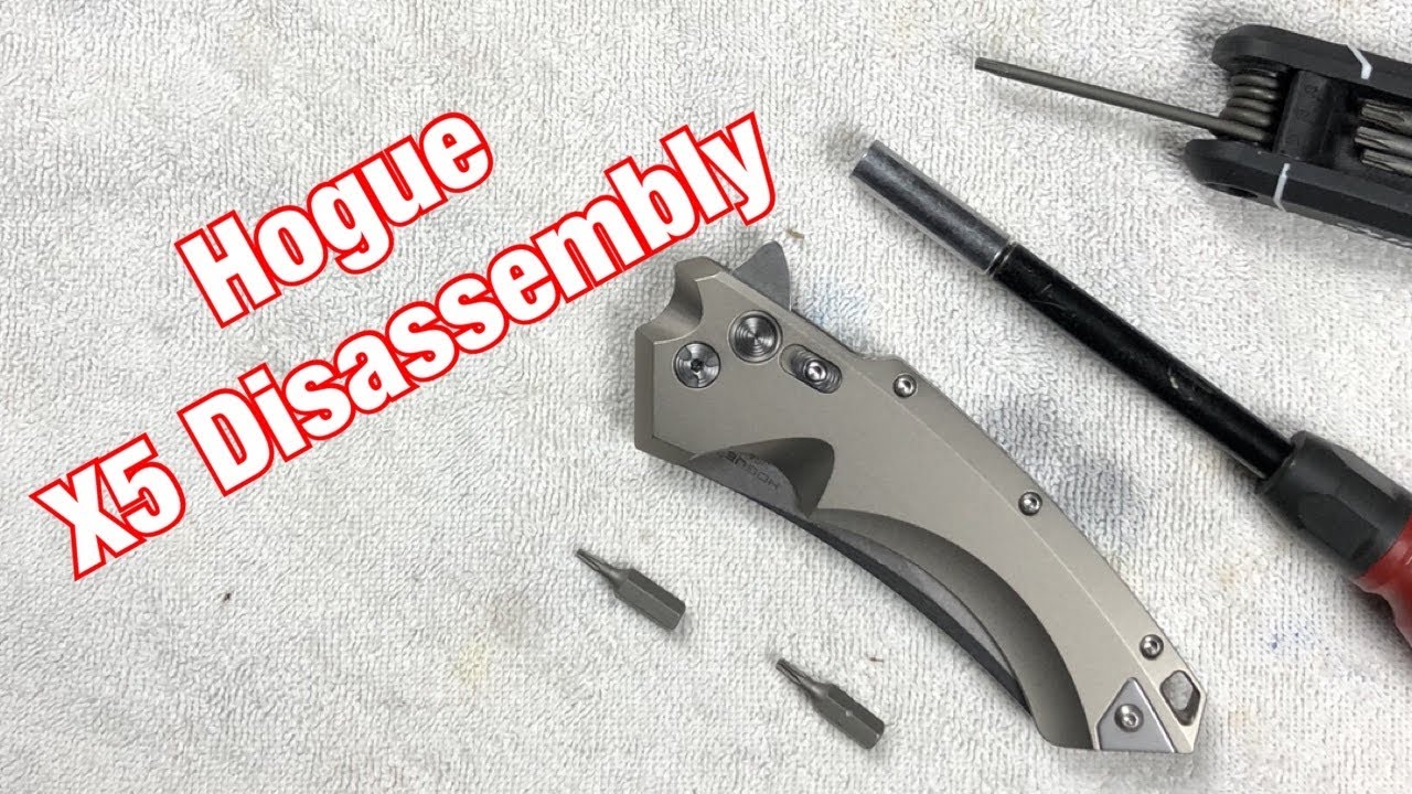 Hogue X5 Button Lock Flipper Disassembly