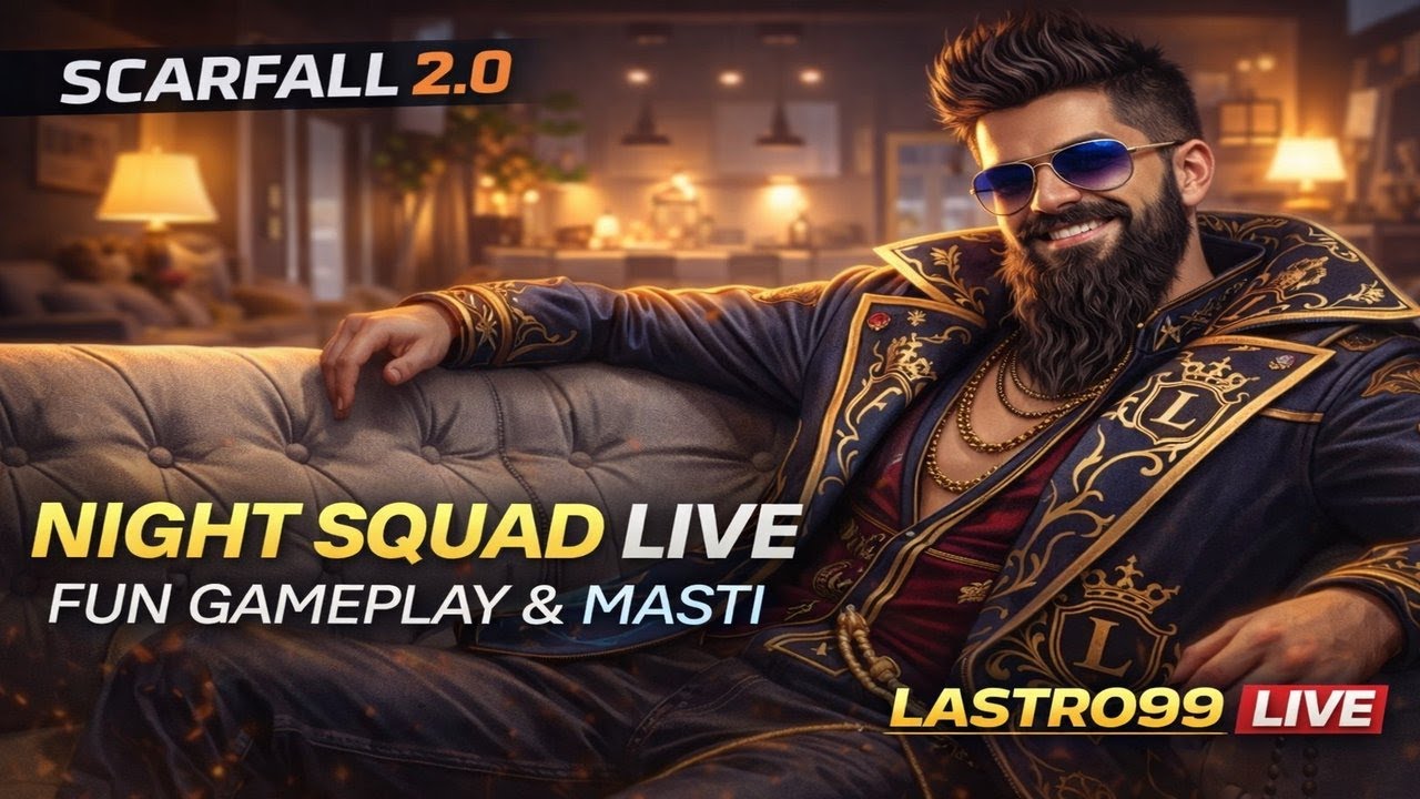 SCARFALL 2.0 Night Squad Live 🌙😄 | Fun Gameplay & Masti | LASTRO99