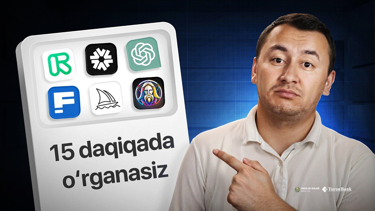 Hamma sun’iy intellektlardan foydalanishni 1 videoda o‘rgataman