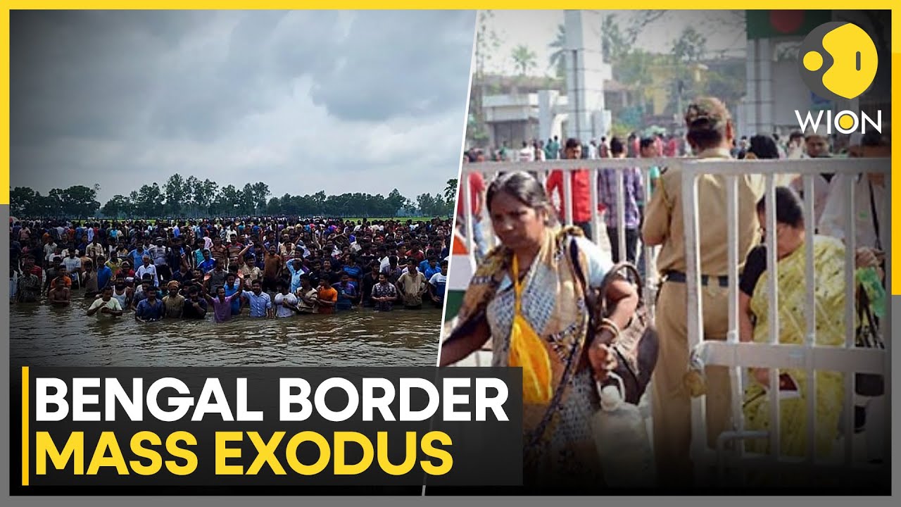 Bengal Border Exodus: Thousands of Bangladesh Nationals Flee West Bengal | WION