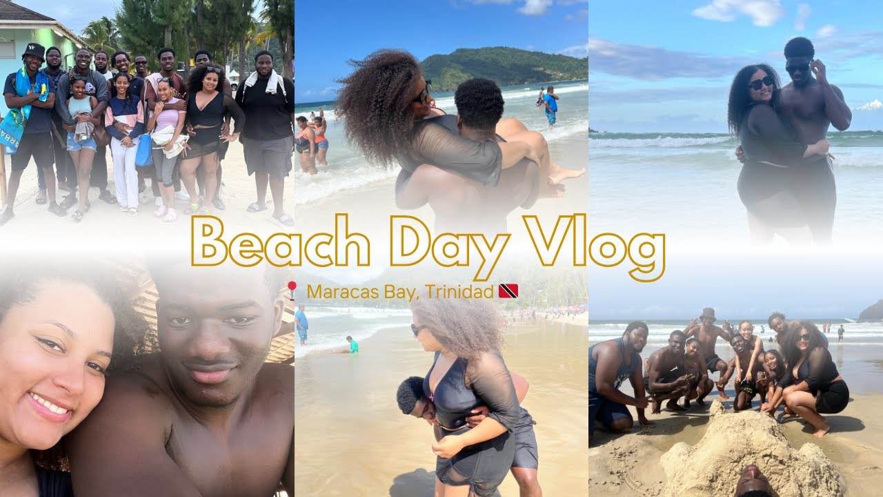 The BEST beach in TRINIDAD!? 🇹🇹😱 | Maracas Bay | Couple Vlog