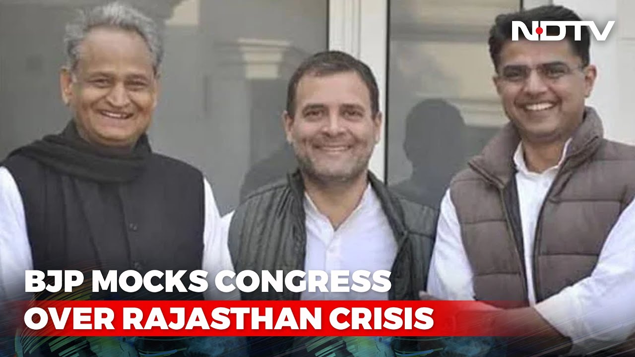 BJP Pokes Fun As Rajasthan Congress Weathers Top Post Crisis