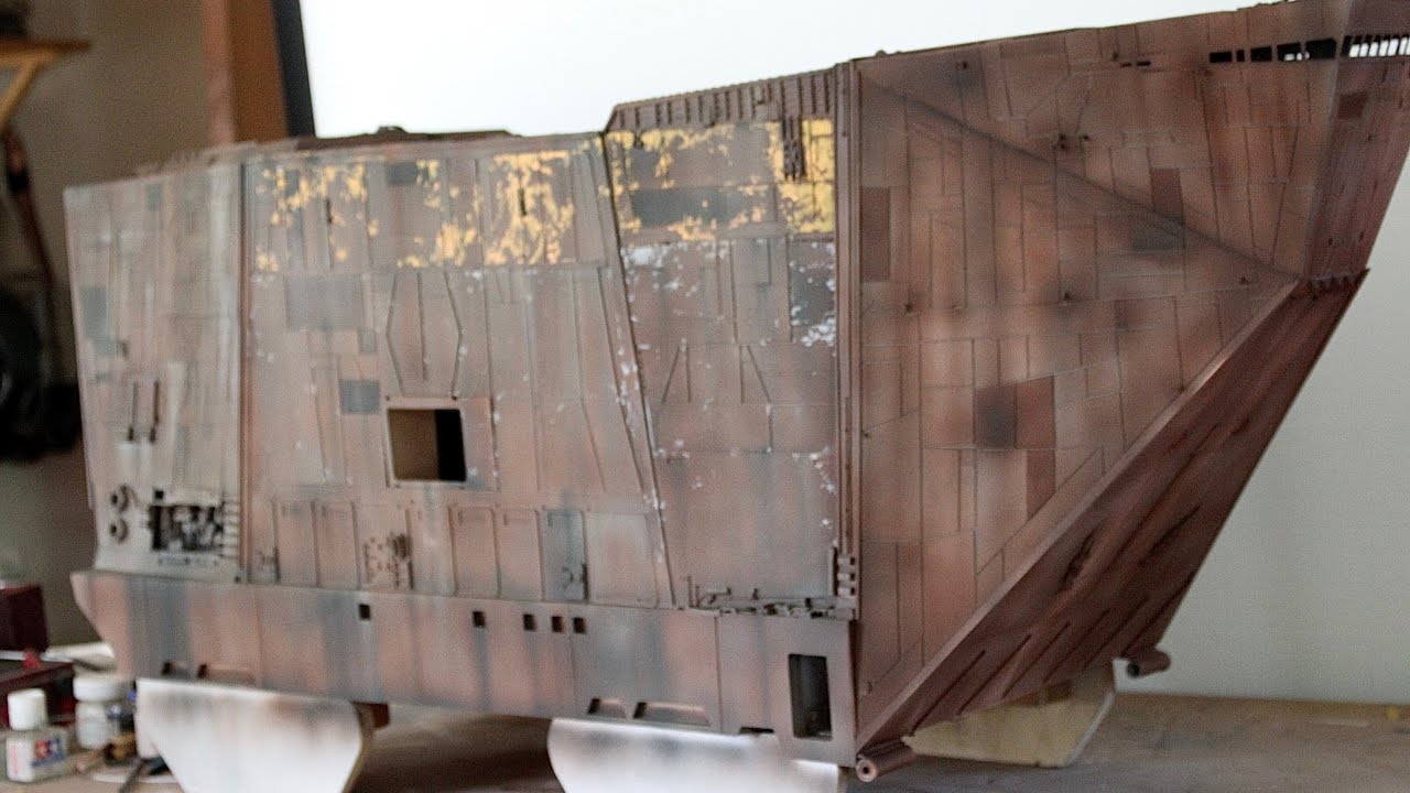 Studio Scale Sandcrawler Paint blog 1