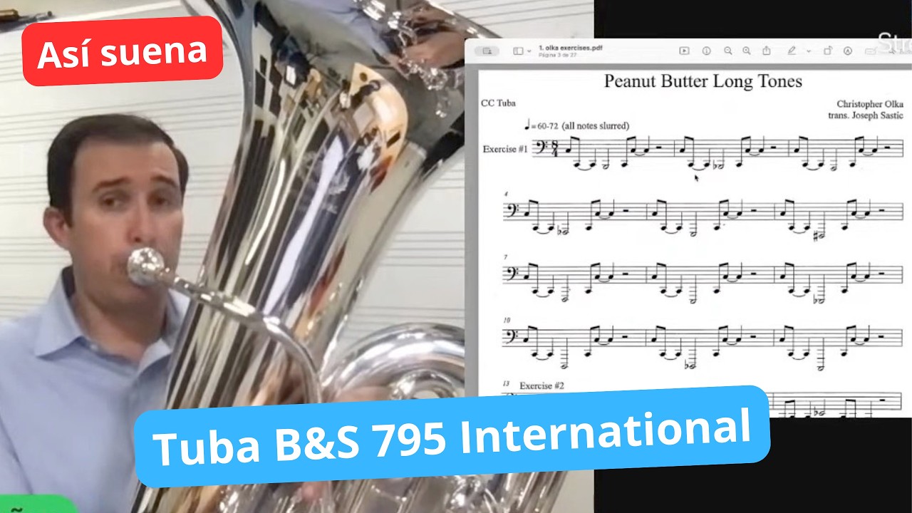 TUBA PLATEADA B&S 795 International