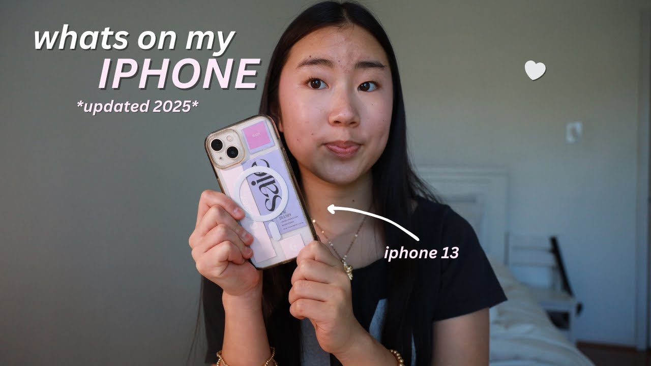 UPDATED WHATS ON MY IPHONE 13 2025 *aesthetic & clean girl*📲💗