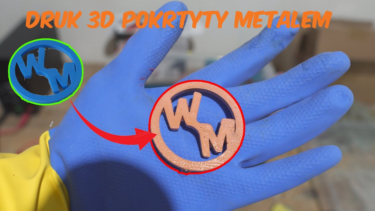 Zmieniamy plastik w metal |GALWANIZACJA/MIEDZIOWANIE DRUKU 3D|
