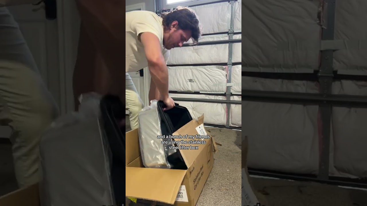 I found the hack to nasty litter boxes!! My cat is going to love this new stainless steel litter box