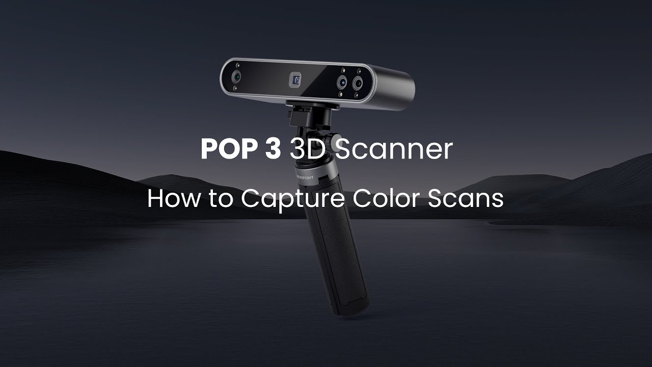 Revopoint POP 3 3D Scanner: How to Capture Color Scans