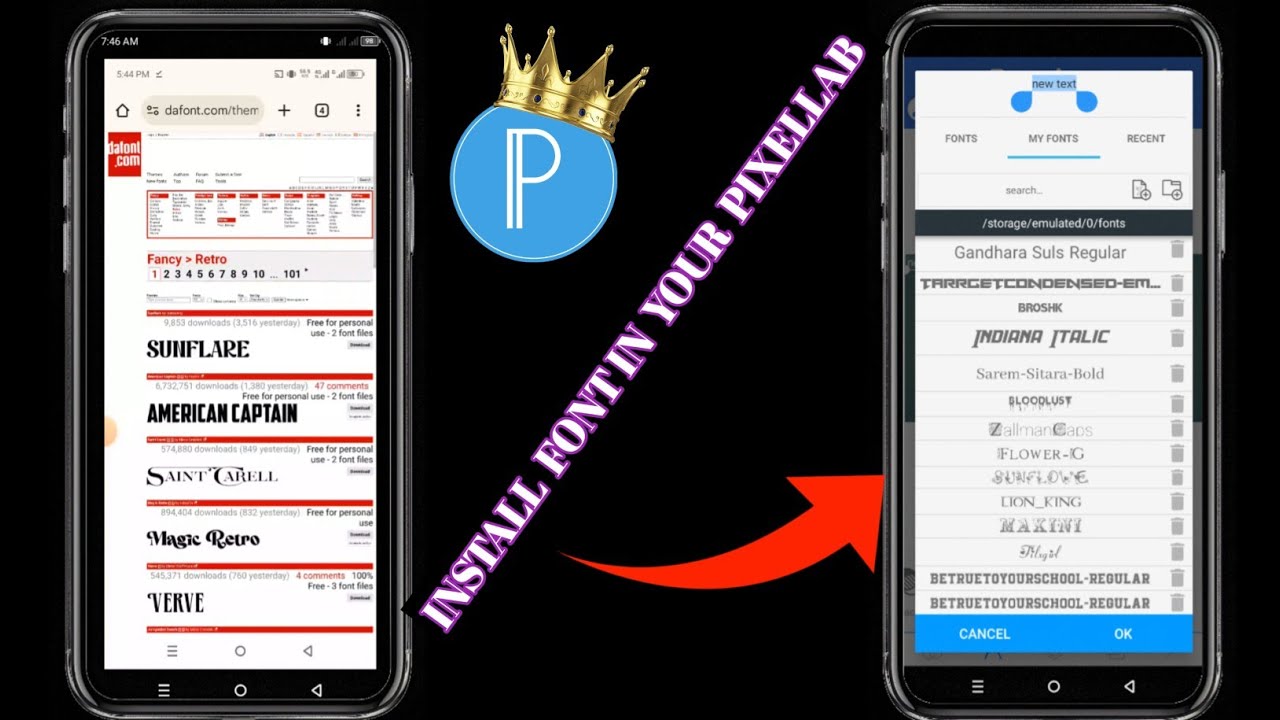 Pixellab App Font Add Problem Solved || How to add fonts in pixellab || Pixellab