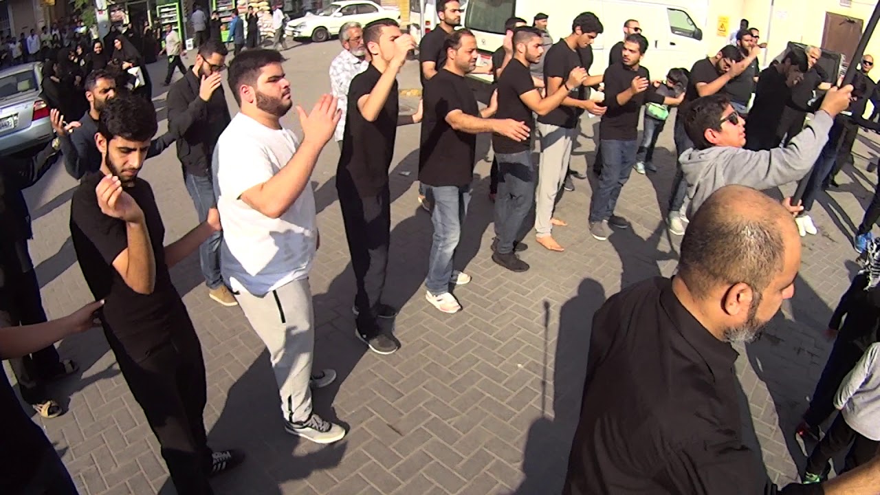 موكب عزاء شباب العجم 28 صفر 2015 - part 1