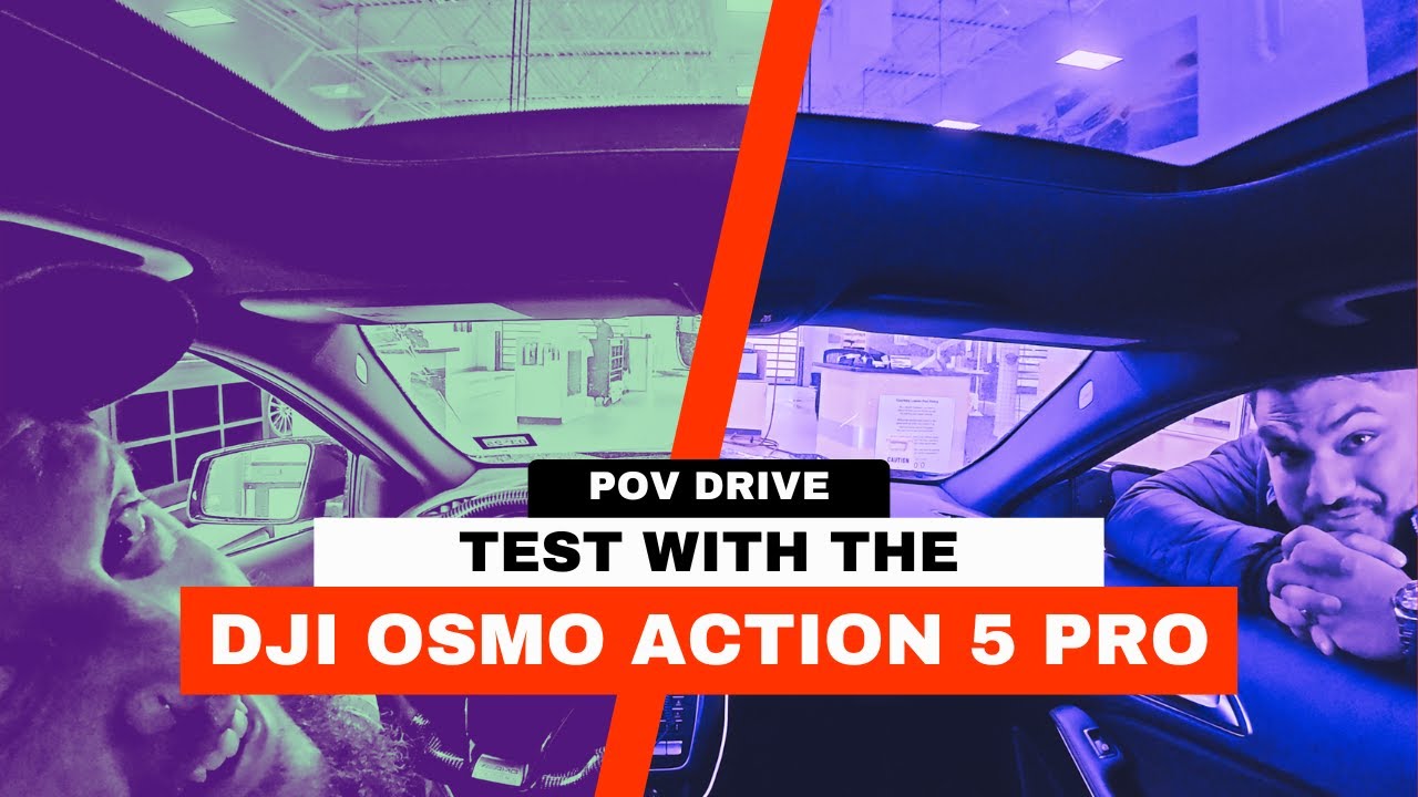 POV drive test with DJI Osmo Action 5 Pro