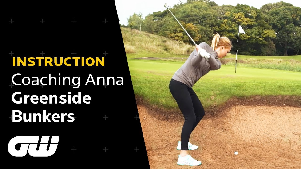 How to Make Par From a Greenside Bunker | Simon Holmes Bunker Tips | Coaching Anna | Golfing World