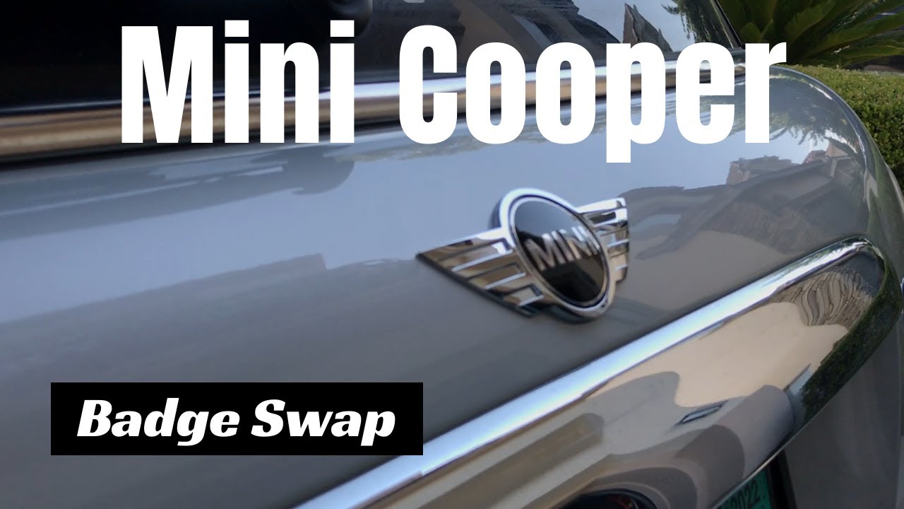 Mini Cooper: car badge replacement