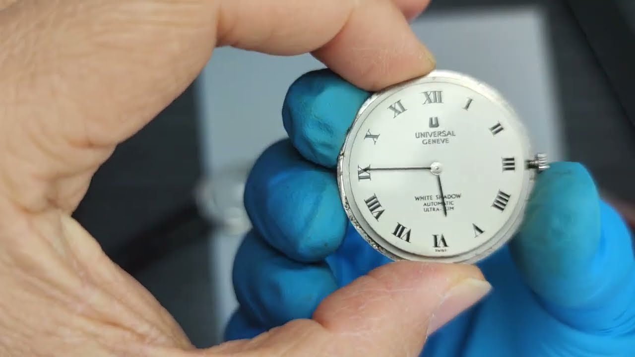 宇宙牌超薄自动机械表Appreciation of the Universal Geneve Microtor Automatic Mechanical Watch.