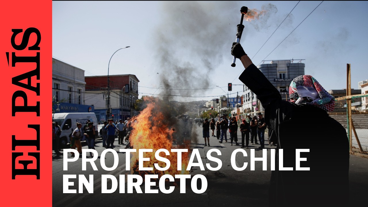 DIRECTO | Protestan en VALPARAÍSO ante el cambio de GOBIERNO | EL PAÍS