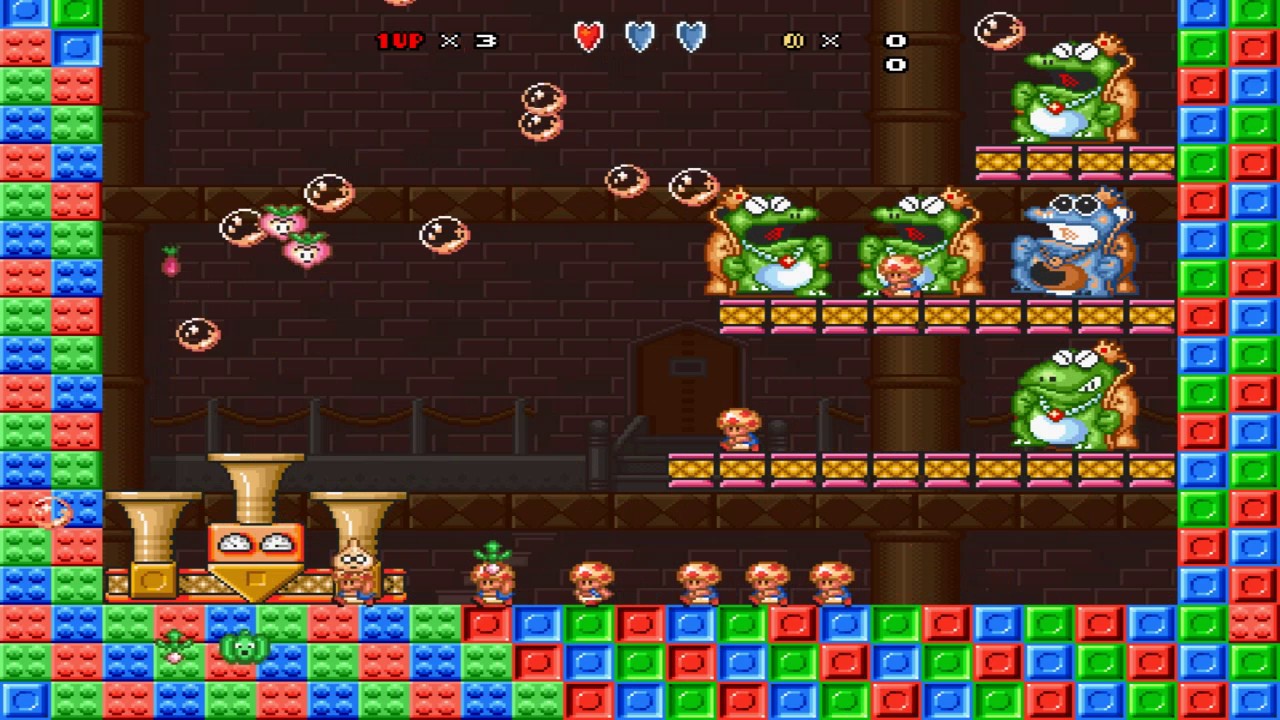 SMBX Cheats: Toad Troop vs King Wart Clone