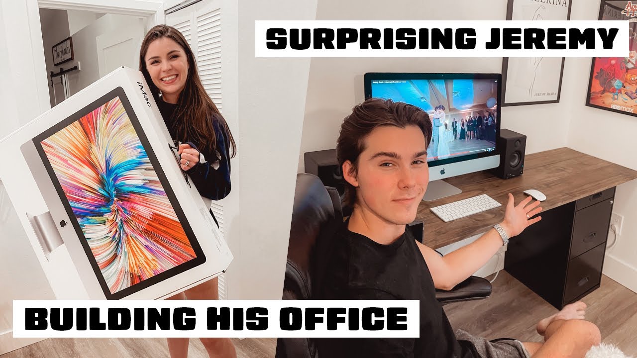SURPRISING MY HUSBAND AND BUILDING A DESK (VLOG)