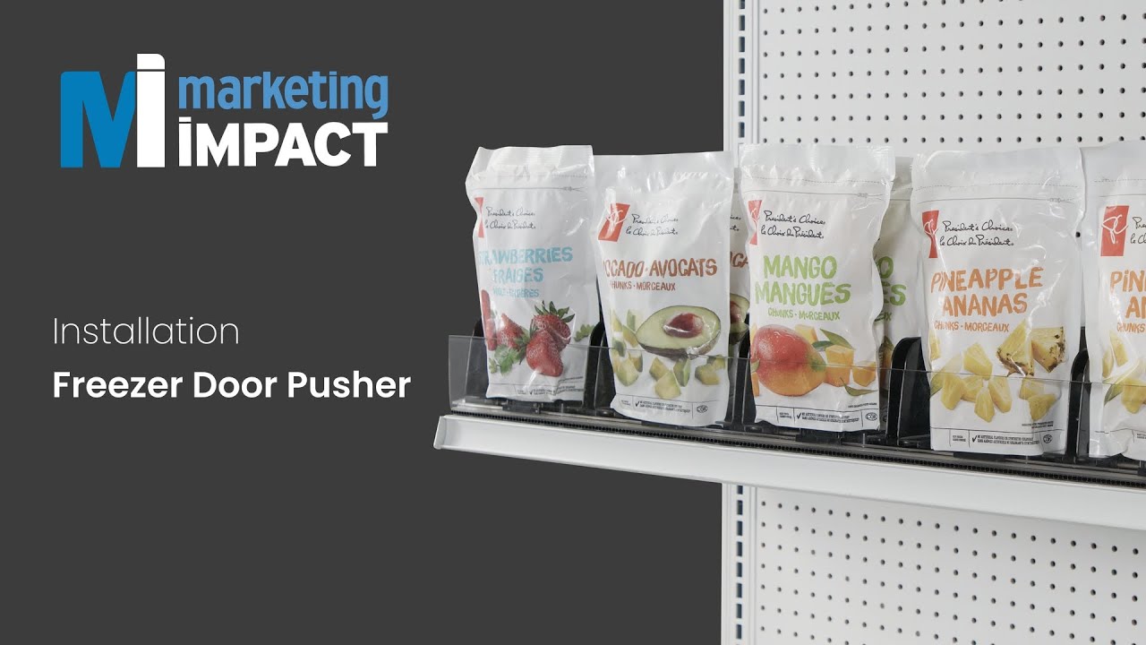 Freezer Door Pusher Installation | Marketing Impact Limited