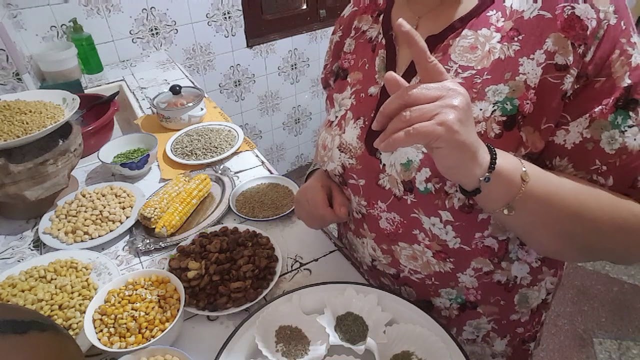 تحضير أوركيمن الاكلة الامزيغية الشهيرة بالطريقة التقليدية