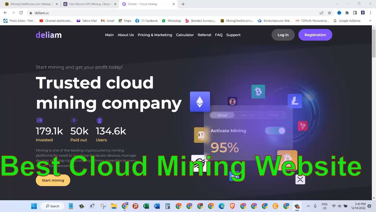 2023 New Mining Cloud Mining Website || Earn $100 per month ||  Free Bitcoin Mining