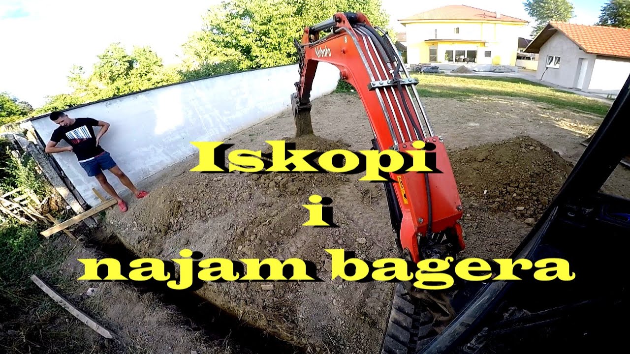 Iskop temelja za ogradu / obrt A-SAJLA Josipovac