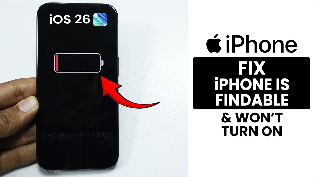 [iOS 26] Fix: iPhone Is Findable and Won’t Turn On After Power Off