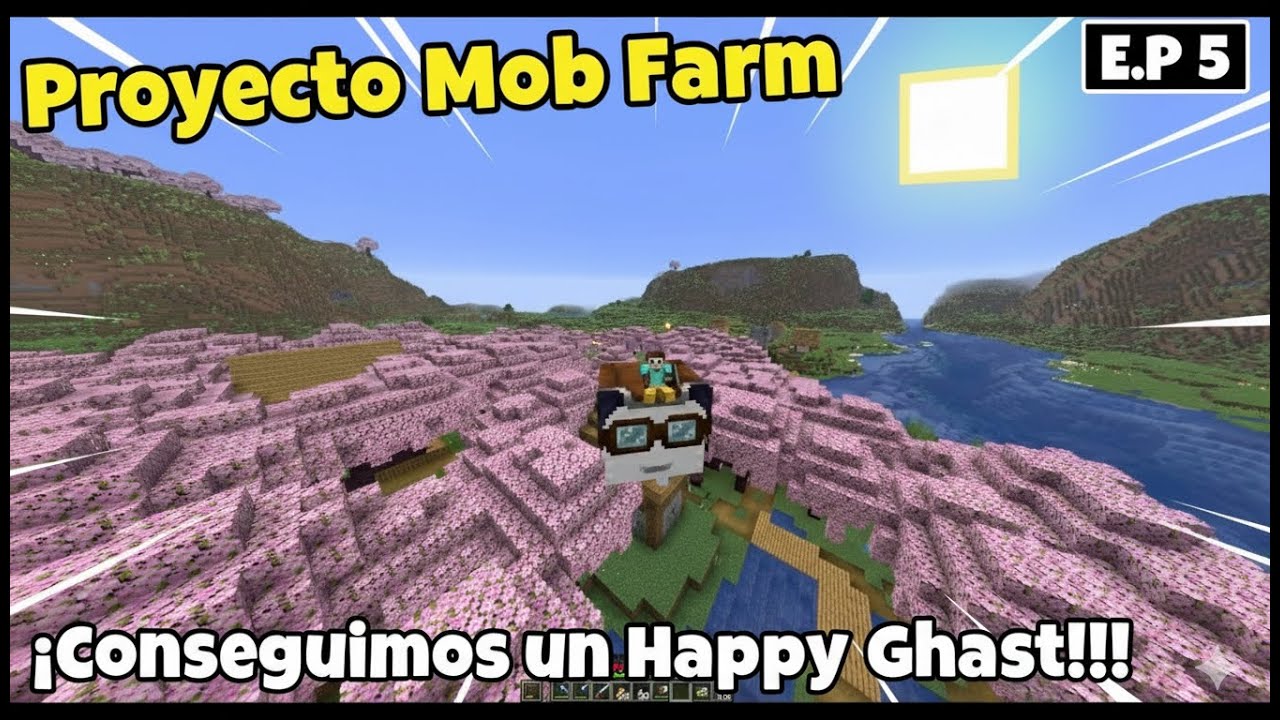 Supervivencia con Eda | E.P 5 | HACEMOS MOB FARM y HAPPY GHAST!!