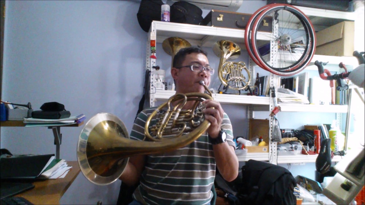 French Horn Noodling 002 (Giddings & Webster no.2 / Jiracek 109D Vienna Horn)