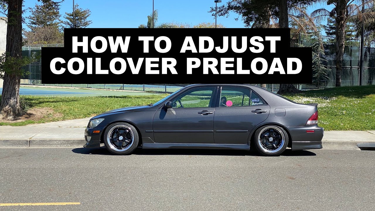 IS300 How to Adjust Coilover Preload! Ride Height To Drive to Drift Events!