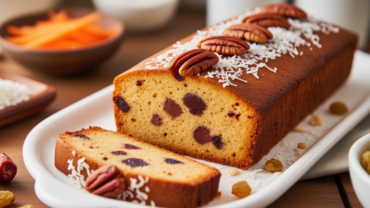 Carrot cake WITHOUT wheat flour, WITHOUT refined sugar! 🥕