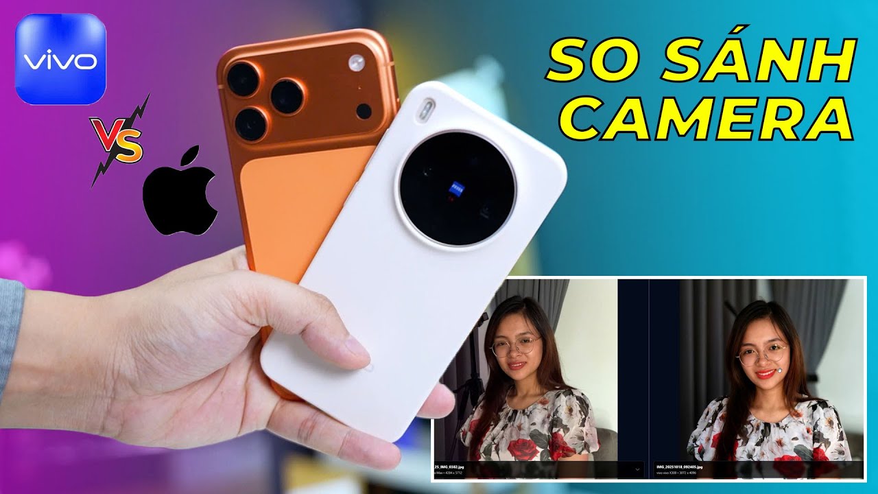 So sánh camera Vivo X300 Vs iPhone 17 Pro Max: iPhone giờ không ăn được máy Tàu!