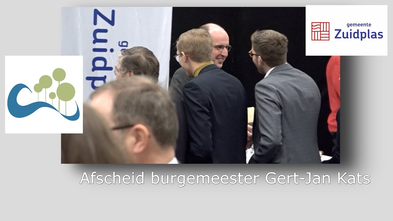 Afscheid burgemeester Kats