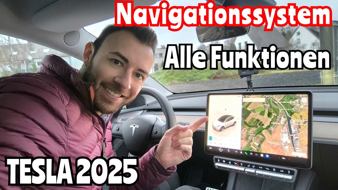 Tesla Navigationssystem 2025 – Alle Funktionen einfach erklärt!