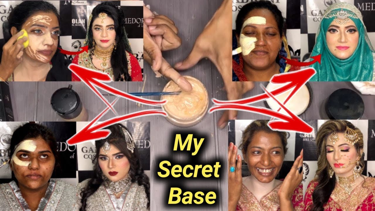 My secret bridal base 🧐| long lasting full coverage foundation for bridal makeup and party makeup