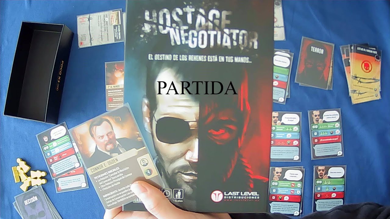 Partida a Hostage Negociator con la Expansión 1 (Connor E. Odgen) -Juego de mesa en solitario-