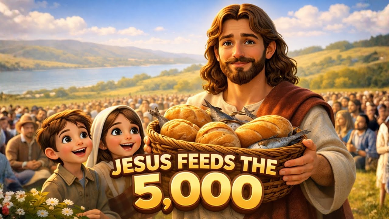 Story of Jesus Feeding the 5,000 | Animated Bible Story from John 6