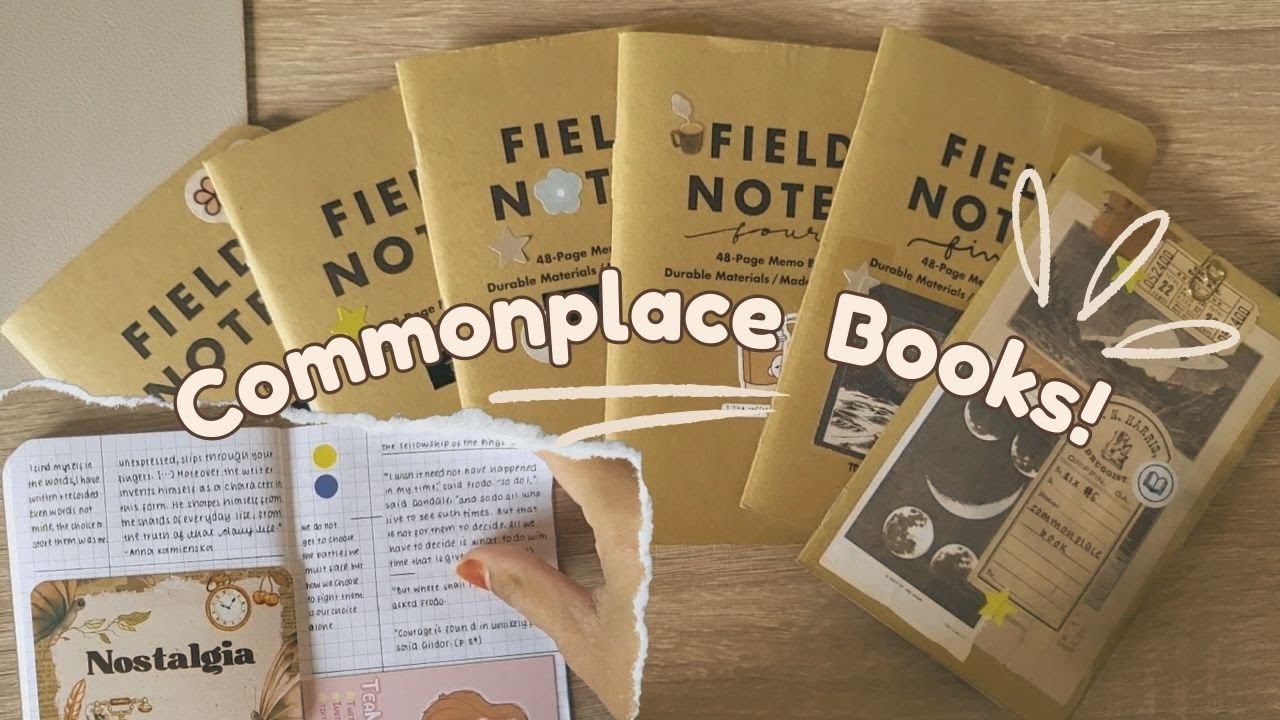 Commonplacing 101:  Flipthrough of all my books