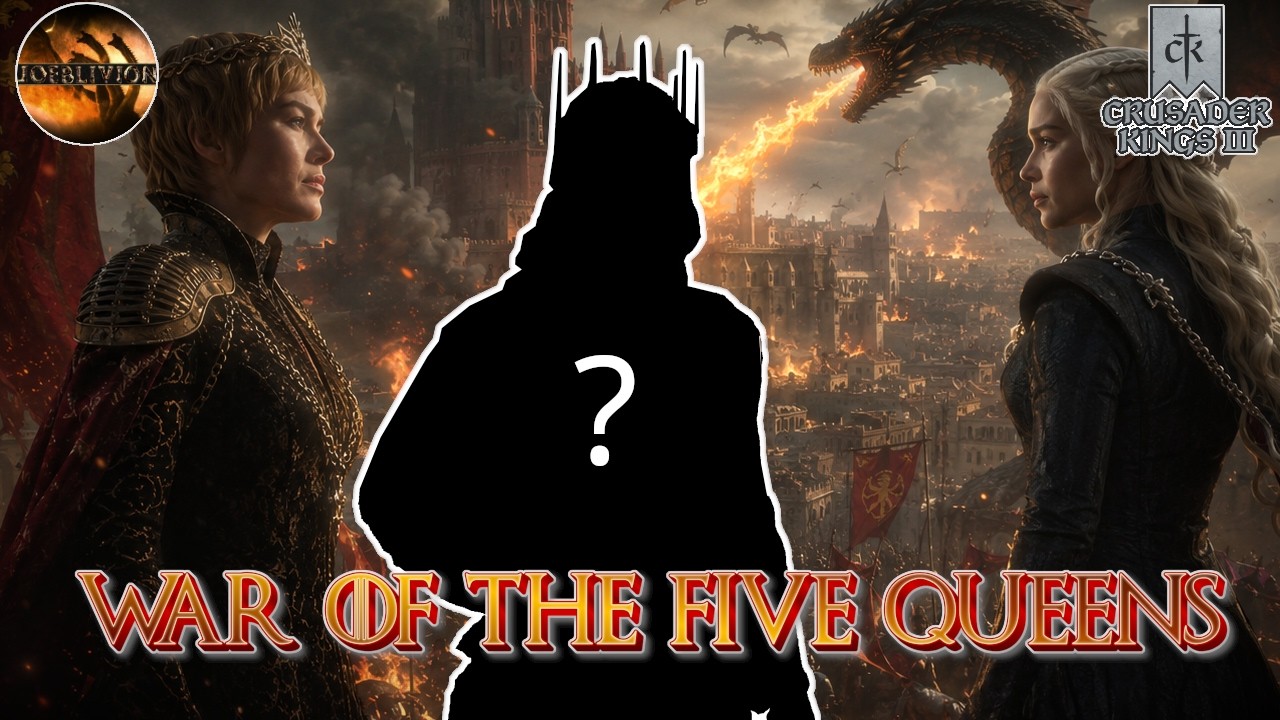 I Played the War of the Five Queens... You Won't Believe Who I Picked | CK3 AGOT