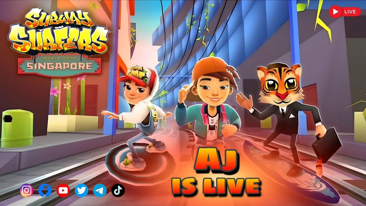 Subway surfers live #shortsfeed #subwaysurfers #viralshorts #gaming #shorts