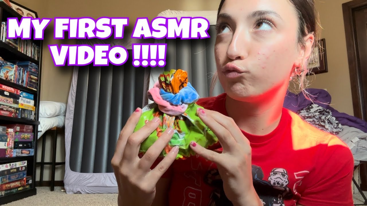 my FIRST asmr video !! (relaxing rambles and assorted triggers)