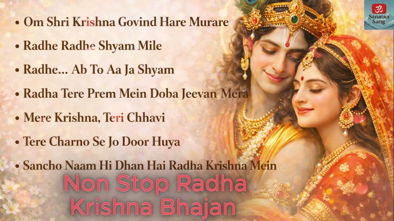 Non Stop Radha Krishna Bhajan | Soulful Radha Krishna Bhajan  | Peaceful Radha Krishna Bhajan