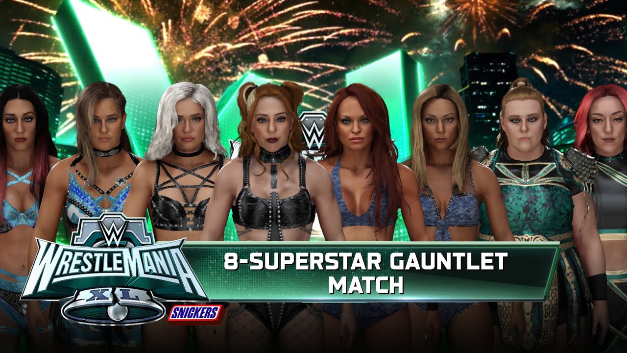 WWE 2K25 Universe Mode: Wrestlemania Night 1; Tag Team Championship Gauntlet Match!