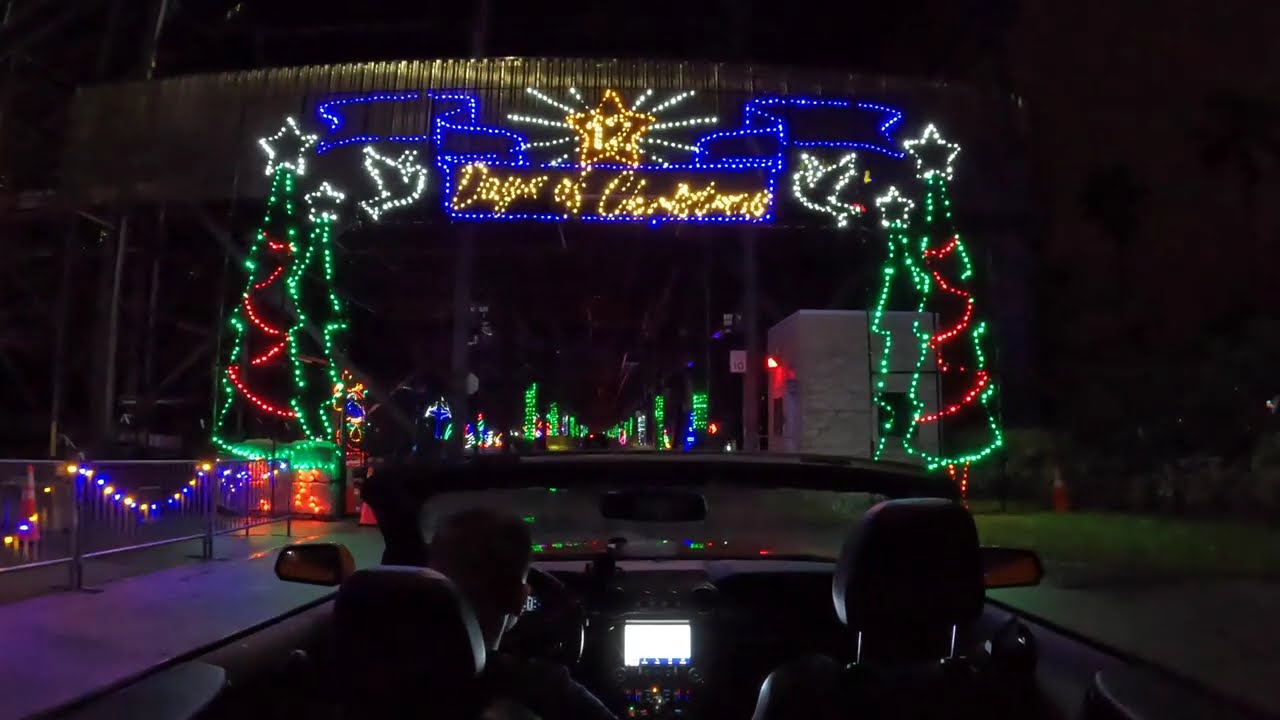 Magic Of Christmas Lights Full Drive Daytona Beach USA 2024