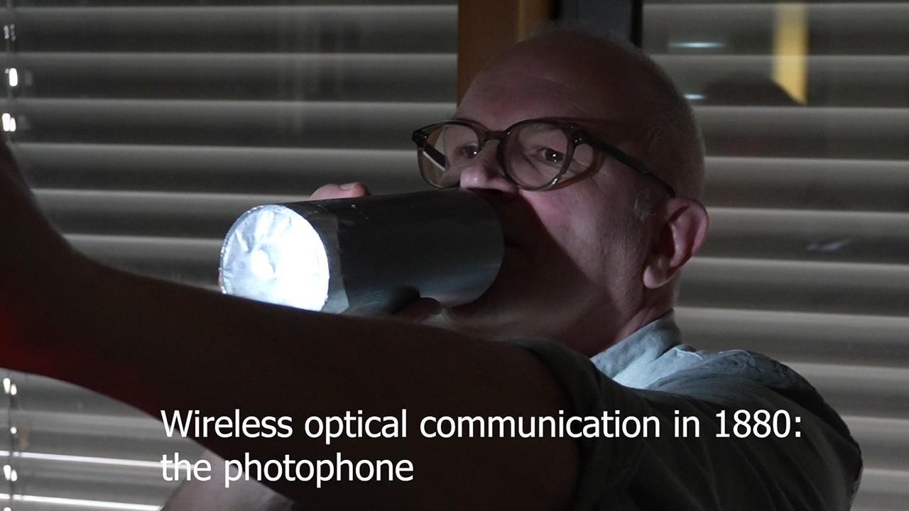 Photophone and Semaphore: Optical wireless communication in the 19th century