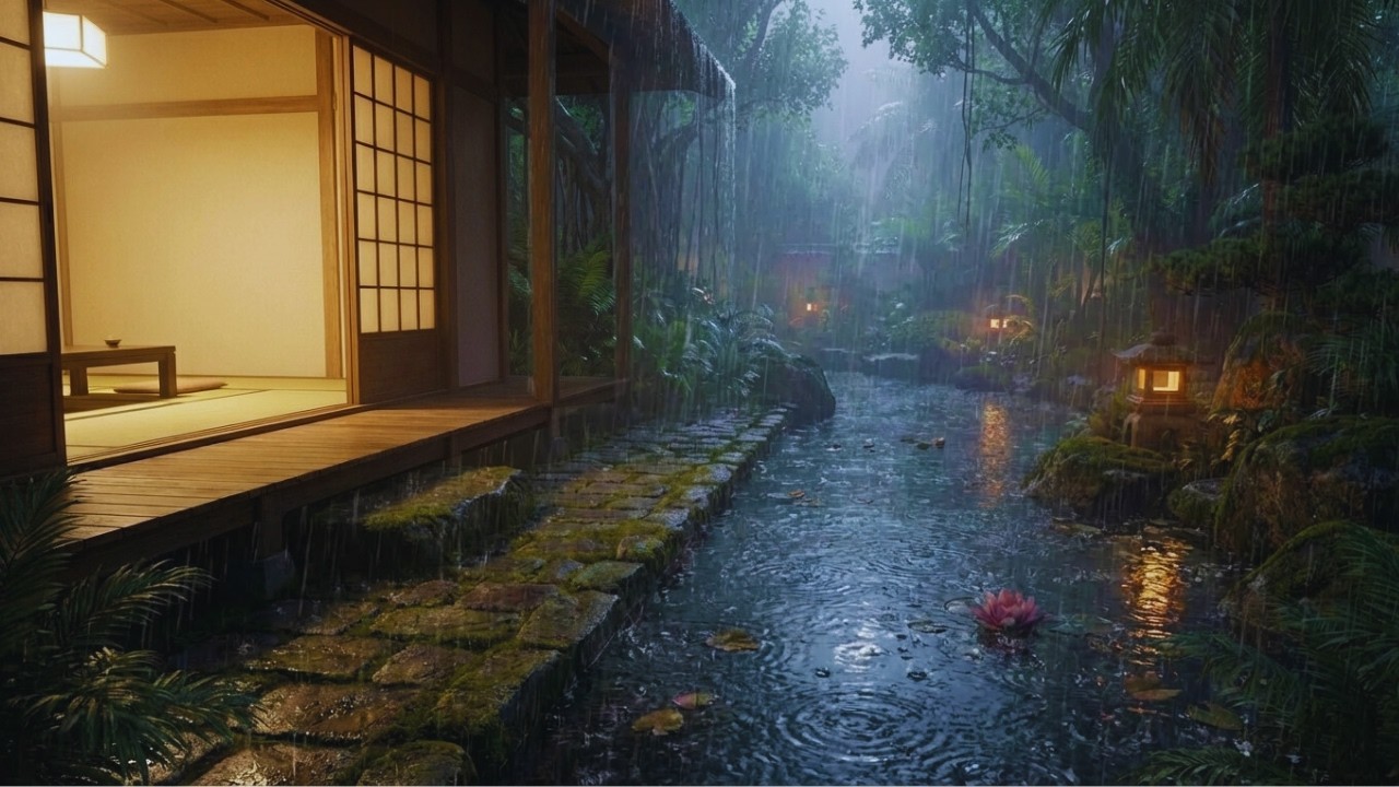 🔴 LIVE Night Rain for Insomniacs 🌧️ Deep Sleep Ambience