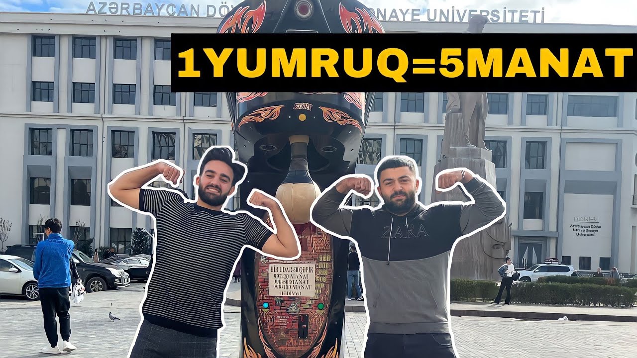 BOKS APARATI 1YUMRUQ=5MANAT(Pullu Yarış)