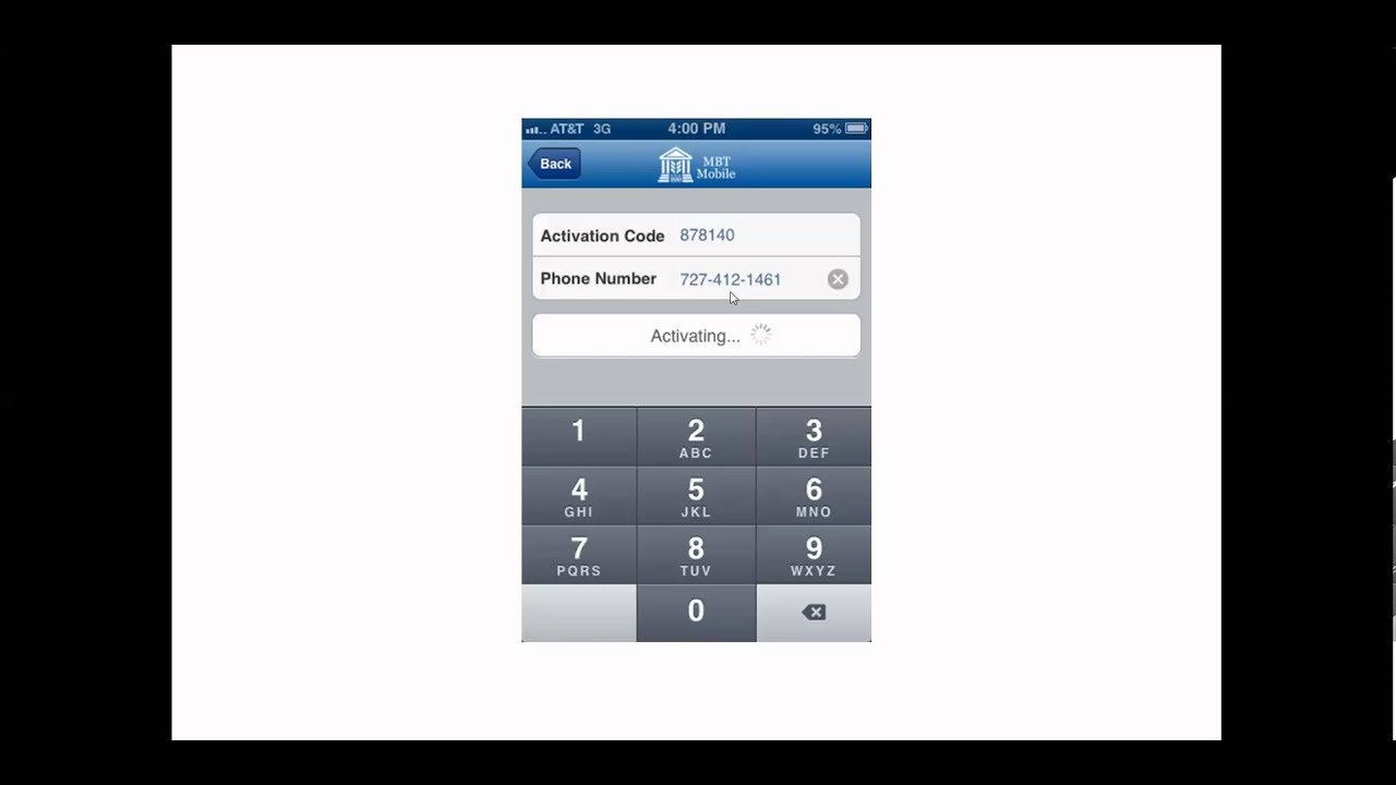 Morgantown Bank MBT Mobile Activation Tutorial
