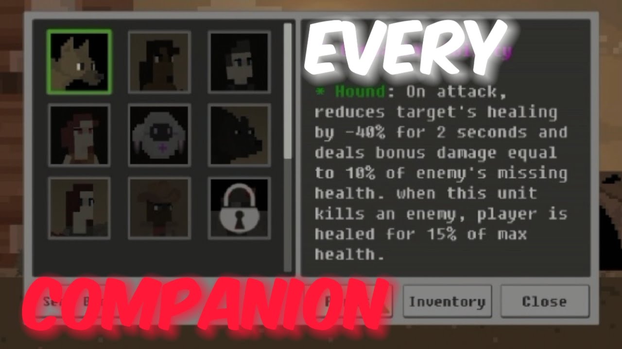 Every companion,their buff and how to get them|Wasteland Story